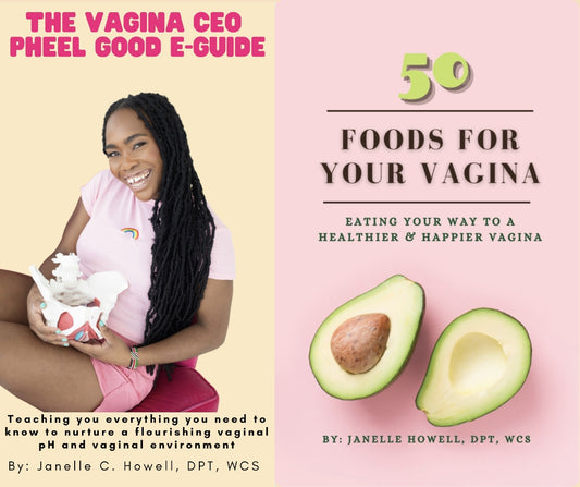 The Ultimate Vagina Food & pH Bundle for recurrent vaginal infections & vagina foods